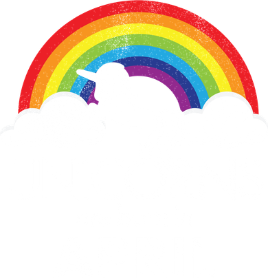 Unicorns Are Born in April Golf Towel